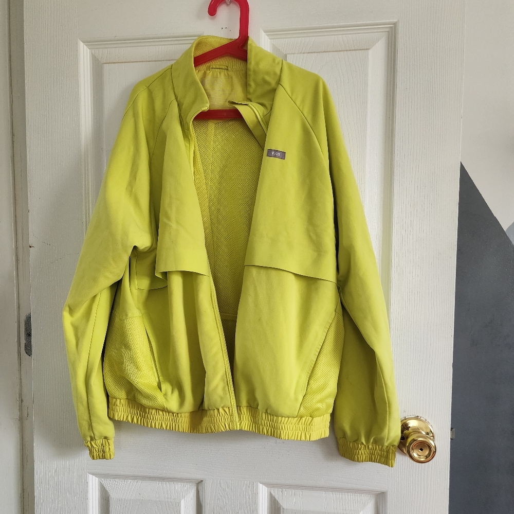 Figs Citrine Sydney Scrub Jacket